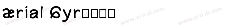 Arial Cyr字体转换